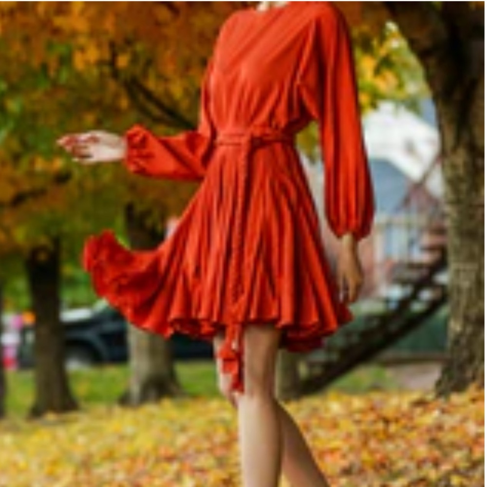 Red Dress Boutique, ‘Everyday Here Orange Dress’ Fall 🍁🍂
